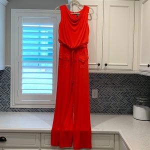 Vince Camuto Cowl Neck Sleeveless Jumpsuit Small, worn once, like new condition